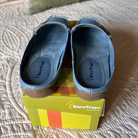 Bare Traps Pixy Dusty Denim Blue slip-on/slides - 8.5M - Picture 4 of 4